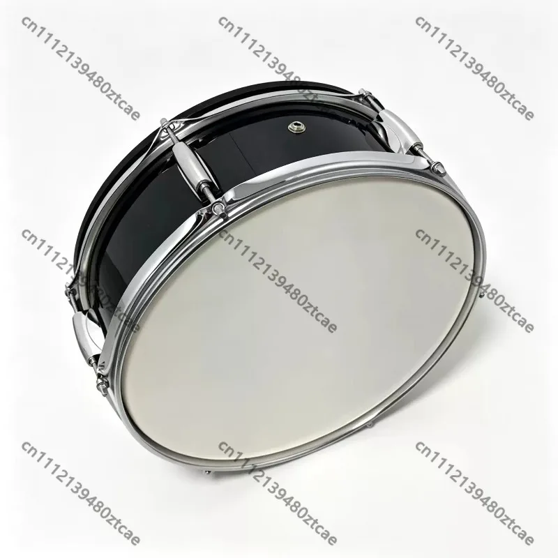 14in Wood Shell Snare Replacement Part, Smooth 6-Point Trigger Rim Shot Function Zero Noise For E-Drum Upgrade