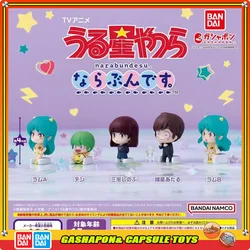 BANDAI Urusei Yatsura Action Figures Model Queue Up Dolls Lum Ten Ornament Gashapon Official Genuine