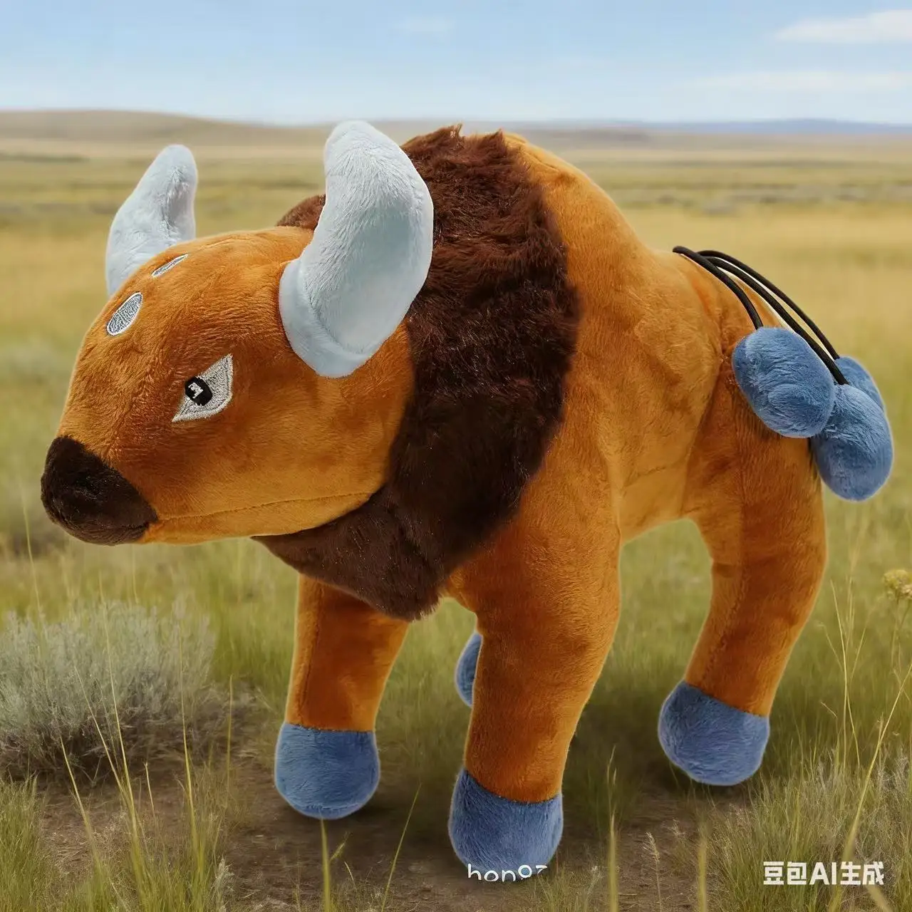 28cm Tauros Pokémon Plüschfigur, Wütender Stier Kuscheltier, Weiches Stofftier, Sammlerstück Geschenk für Kinder, Anime-Kreatur – Detail 5