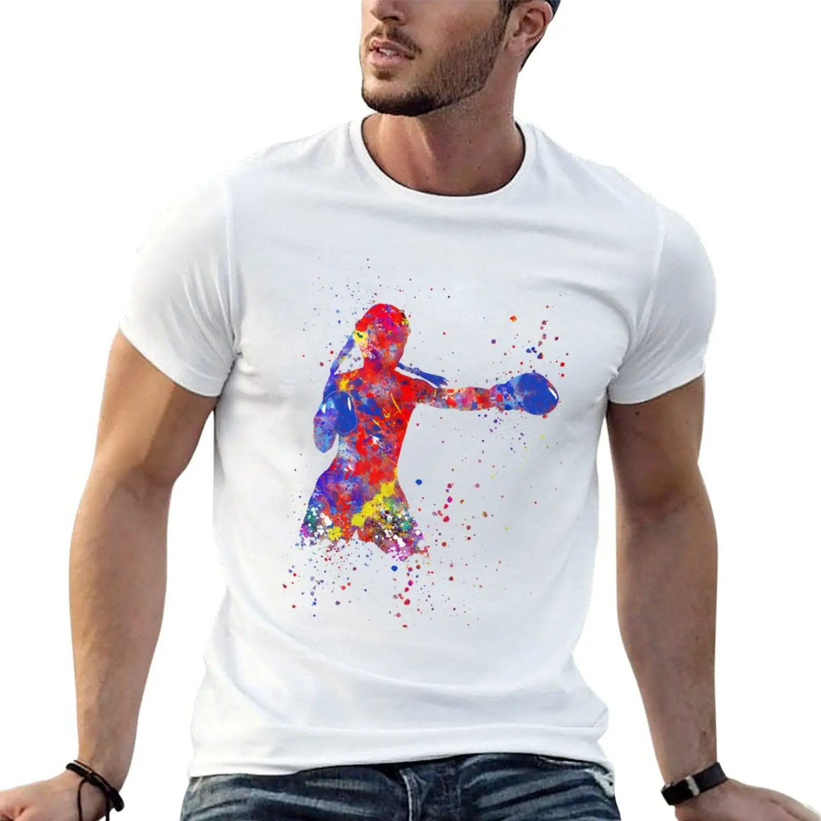 Woman boxer T-Shirt Comfortable Daily Wear Tee