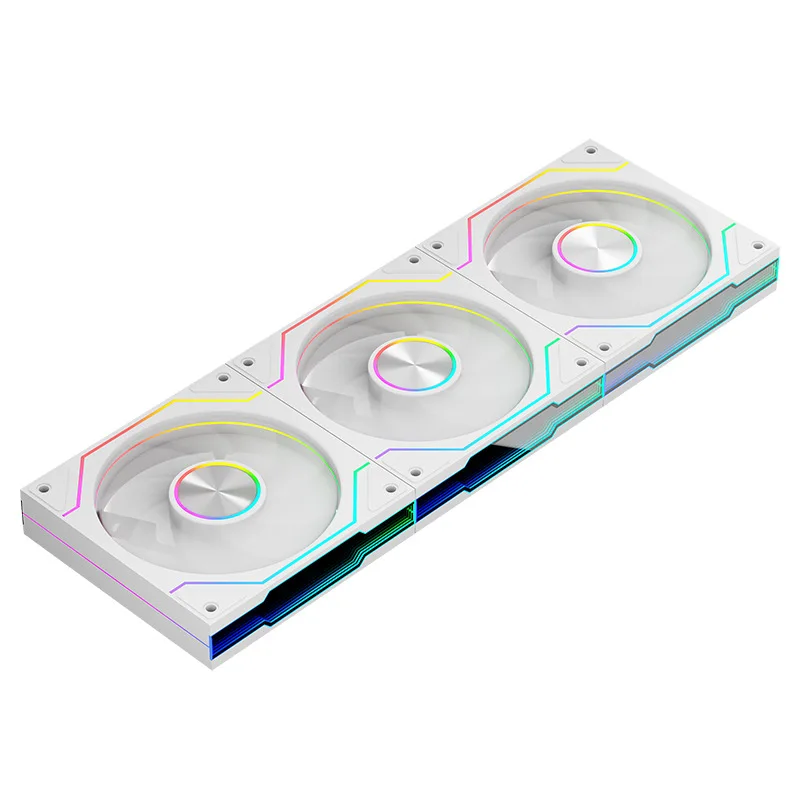Frost Prism 9th Generation PRO Chassis Fan Computer CD Texture ARGB Shenguang Synchronous Temperature Control Silent Cooling Fan