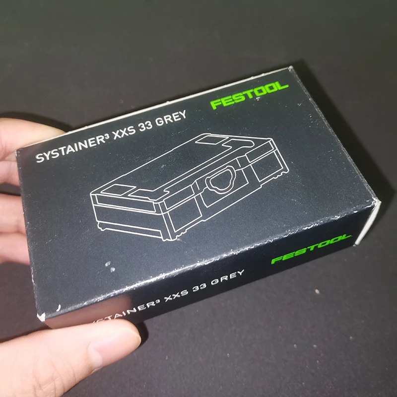 FESTOOL 205398 Mini Tool Box SYSTAINER XXS 33 Tool Accessories Exquisite Containment Box Grey 110*63*32MM