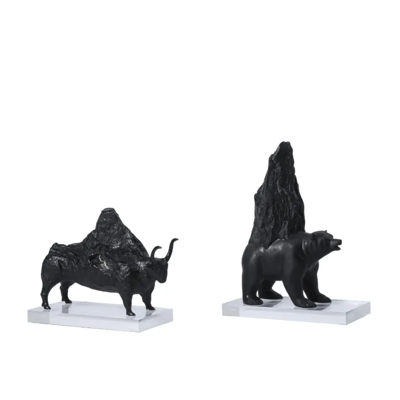

Modern creative sandstone animals, resin animal ornaments, home accessories