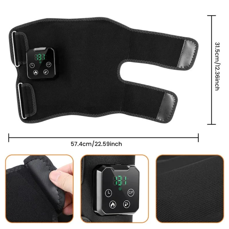 Air Pressure Leg Beauty Machine Hot Compress Airbag Calf Relaxation Soothing Leg Muscle Relief Portable Fitness Home Indoor Care