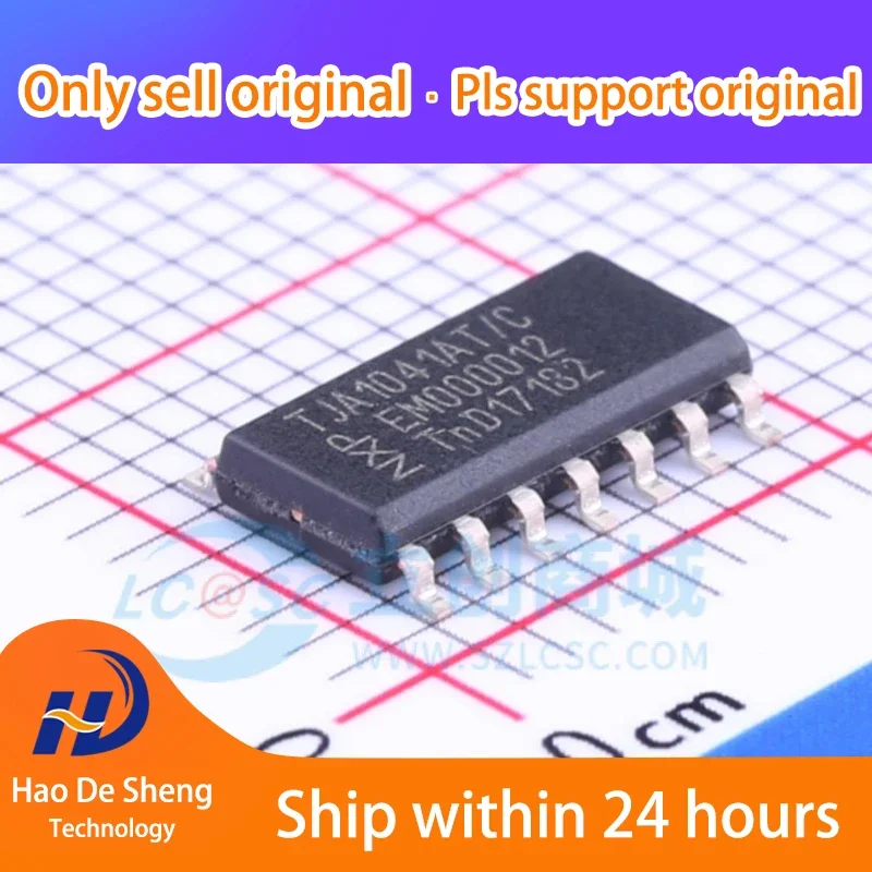 10PCS/LOT TJA1041AT/CM,118 SOIC-14 TJA1041AT/C  TJA1041AT  IC New Originlal in Stock