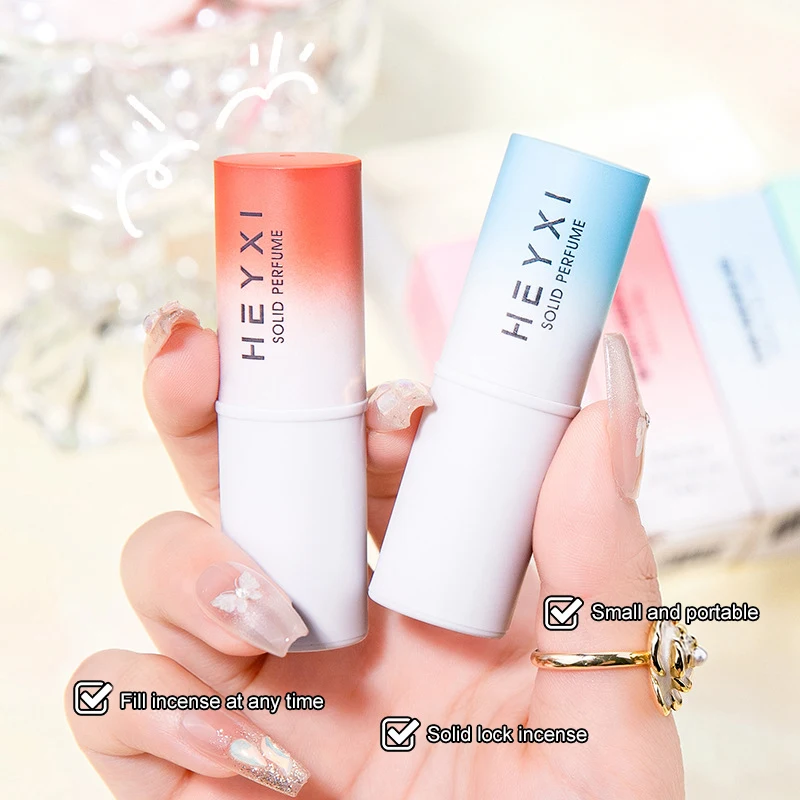 4-Pack Solid Perfume Balm Set 4 Fresh Scents Portable Pocket Size Travel-Friendly Fragrance Balm for Daily Use & On-the-Go Cos view 2