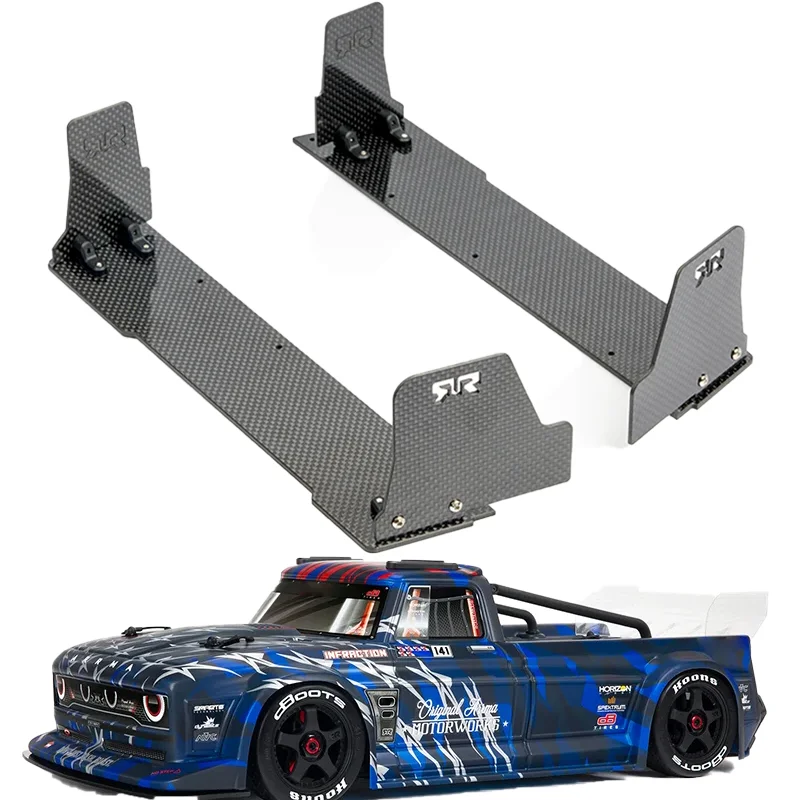 Simulation Carbon Side Panels Fender for 1/7 RC Car ARRMA INFRACTION 6S BLX V2 All-Road Truck RTR RC Track Car