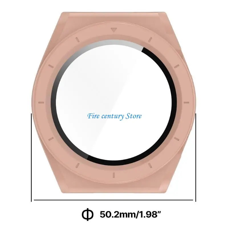 J6PA Tempered Glass Film Screen Protector All In Full Coverage Cover Anti-Scratch Shell Watch Howsing Sheeve for Watch H1