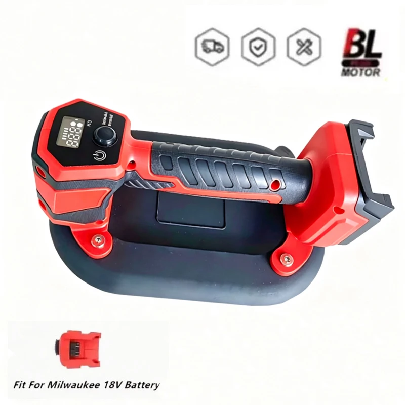 electric-vacuum-suction-cup-heavy-duty-vacuum-lifter-for-granite-tile-glass-wood-stone-for-milwaukee-18v-battery（no-battery）