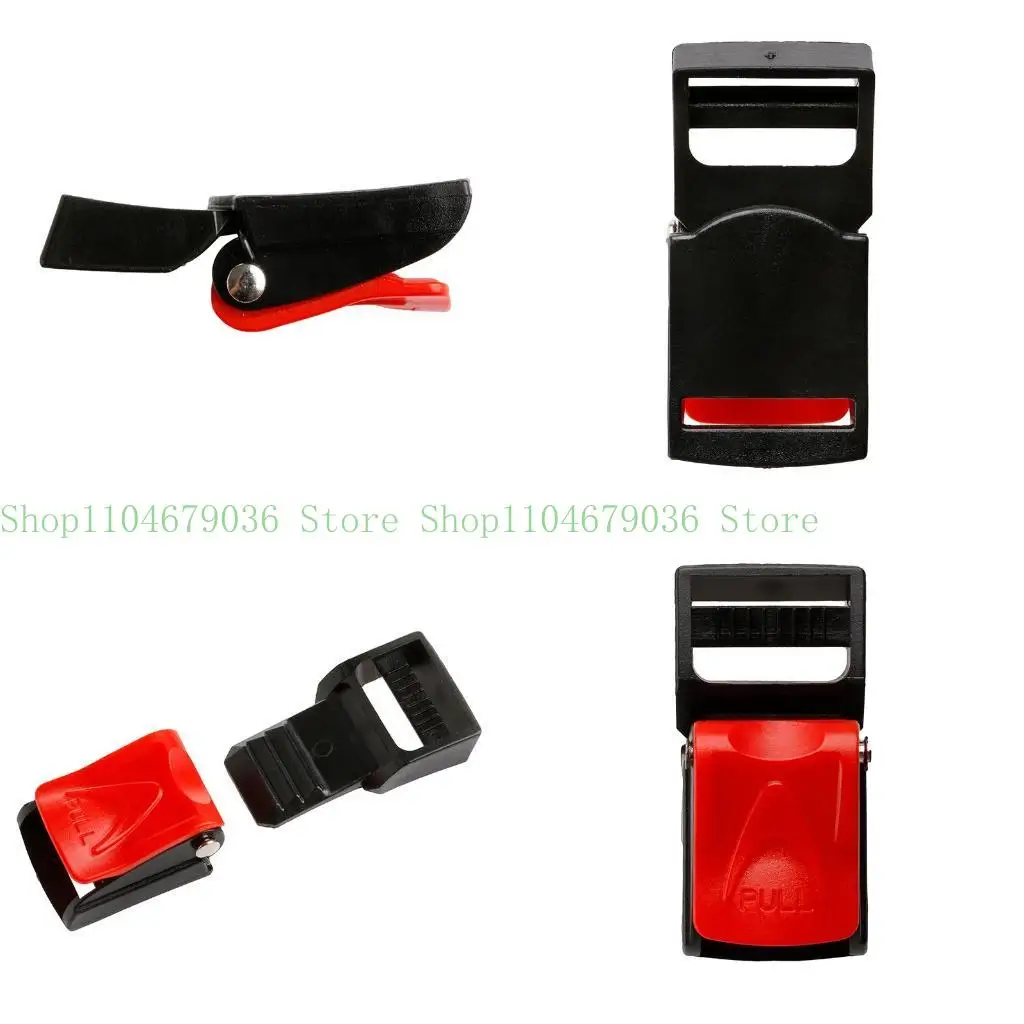 652F Casco in plastica Prontaggio in plastica Clike Crash Clip Cingcio Cinta per esterno Rilascio rapido