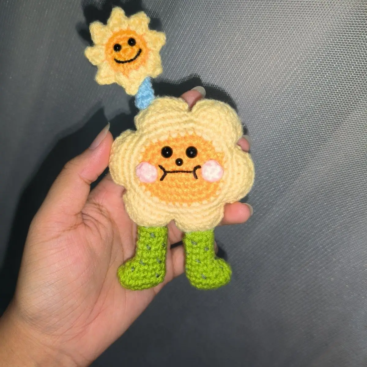 (Not Official)Thai Star JoongDunk Jaidee Handmade Knitted Pendant Keychain