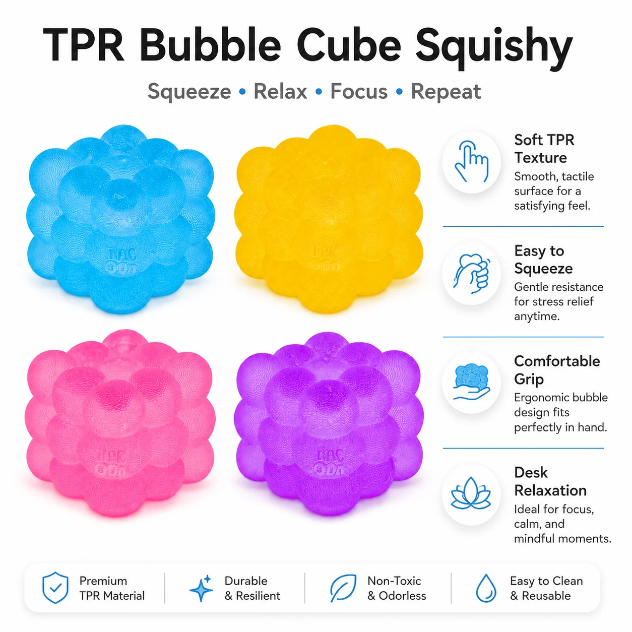 NeeDoh Round Rubik's Cube Stre - مراجعة Fidget Cube Original وسعره
