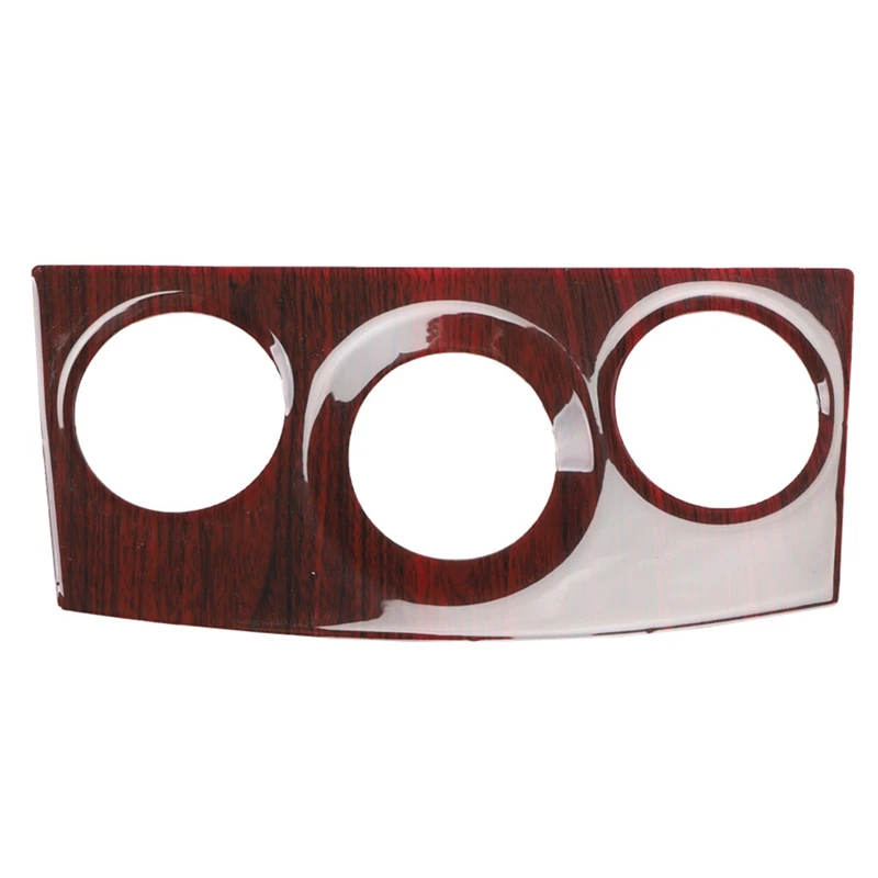 Super Sale Car Manual A/C Control Panel Trim Cover for Toyota Corolla 2007-2013 Interior A/C Panel Trim Parts Glossy Wood Grain
