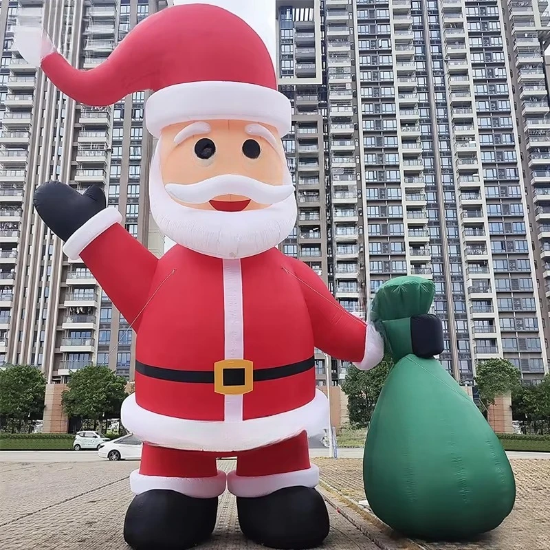 Inflatable Santa Cartoon Yard Giant Christmas Ornament
