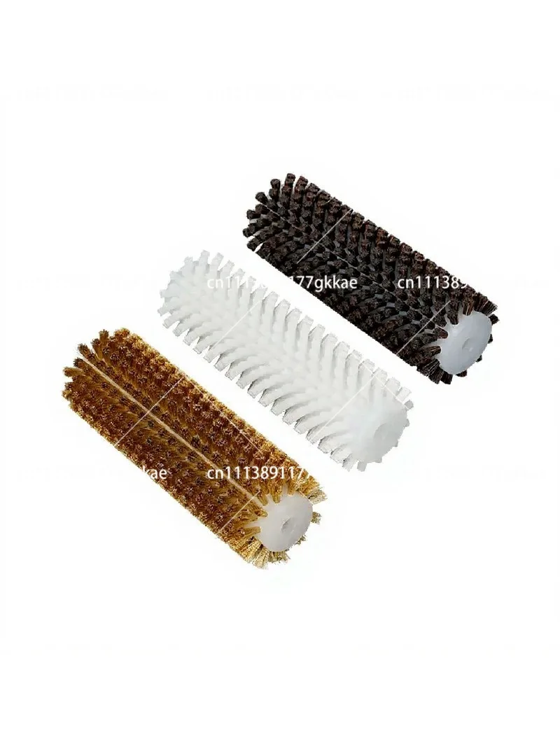 Snowboard Waxing Polishing Roller Brush with Nylon & Ponytail Brush Wheel for Ski Tuning