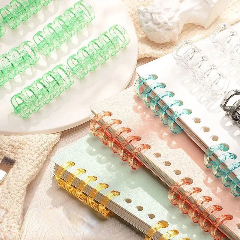 3 teile/los 5 Löcher Lose Blatt Binder Ringe Löcher Tagebuch Notebook Ringe Schreibwaren Binder Clip Halter Buch Bindung Ringe