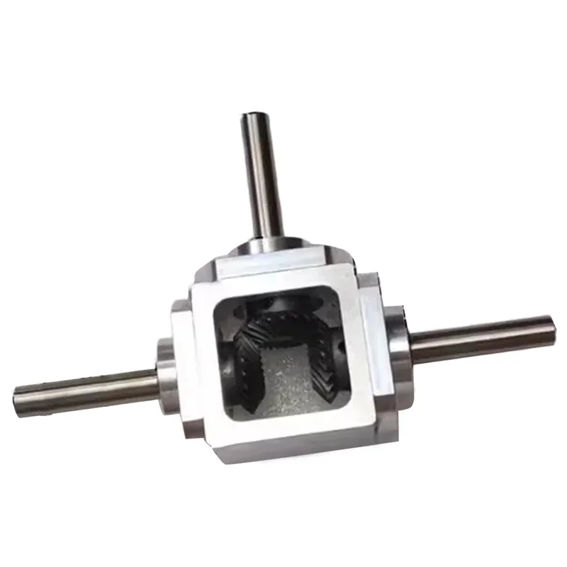 A74E-Spiral Bevel Gearbox 1M 20T 8MM 1:1 Cross Commutator Right Angle Drive Gear Reducer