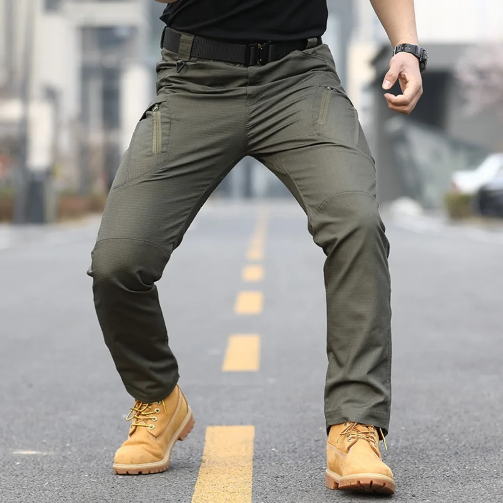 Work Pants Training Pants Wear - Resistant, Scratch - Proof, Waterproof, Foreign Trade Pants Multi - Pocket for Cosplay