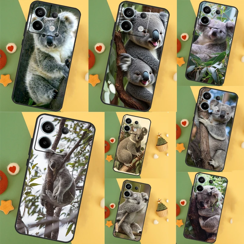  Koala Case For Xiaomi Redmi Note 9 10 11 12 13 Pro Plus 12S 11S 10S 9S Remdi 12 13 C 9C 10C Cover