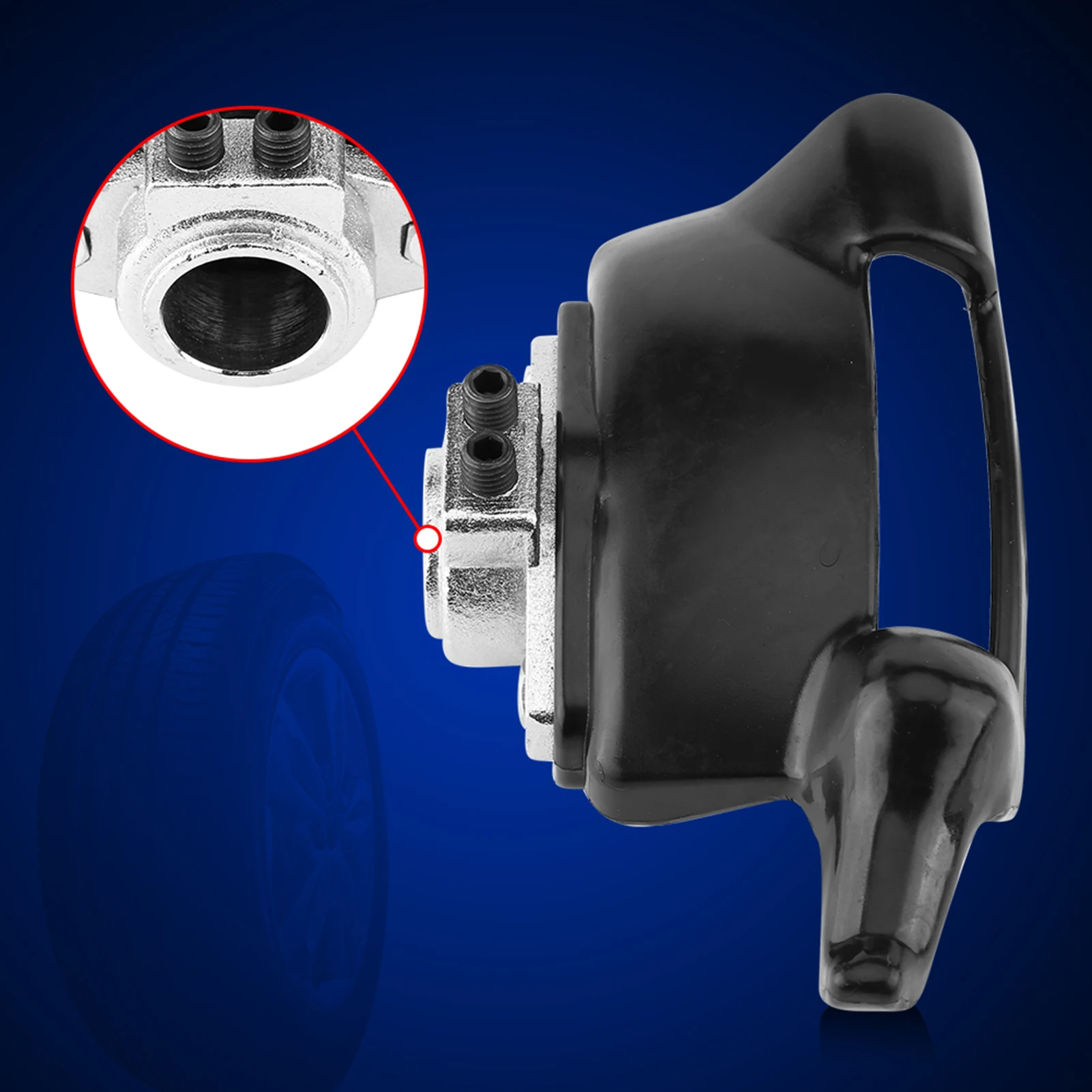 Demount Head Black Tire Changer Machine Plastic and Iron Mount Demount Duck Head Kit Dia 28mm 30mm Tire Changer Mount Head