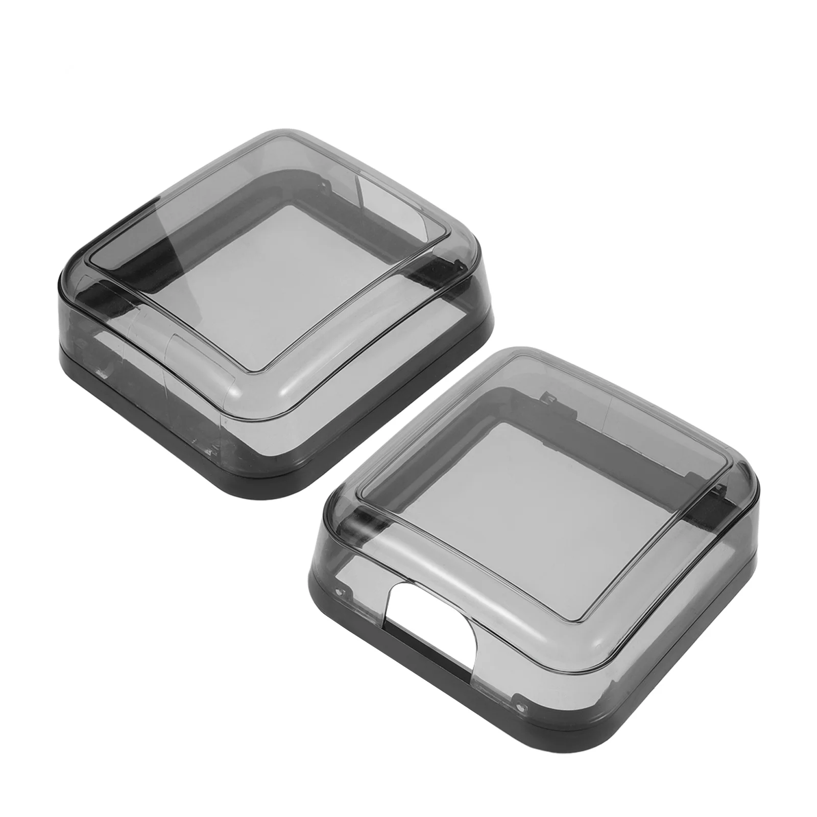 

2Pcs Outside Outlet Cover Waterproof Universal Switch Protector Self-Adhesive Easy Install for Home Bathrooms Kitchens Damp