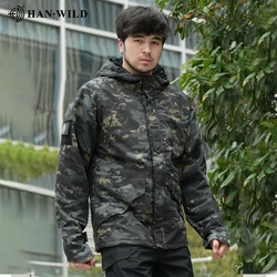 Outdoor Jacket Hiking Jackets G8 Men Waterproof Warm Hood Wear-resistant Windbreaker Fleece Hunt Clothes Camo Tactical Jacket