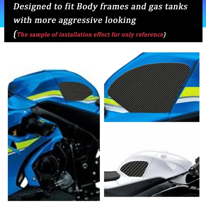 Für SUZUKI GSX-R1000 GSXR 1000 2017-2022 Motorrad-Seiten-Tank polster Schutz Knie-Anti-Rutsch-Matten