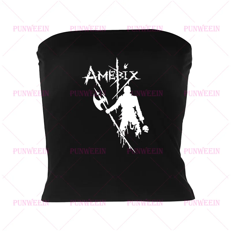 Hip hop bande chic sombre Individualité Vintage Y2k 90s Débardeur Streetwear Harajuku Gothique Graphique mignon Streetwear Emo fille Débardeur