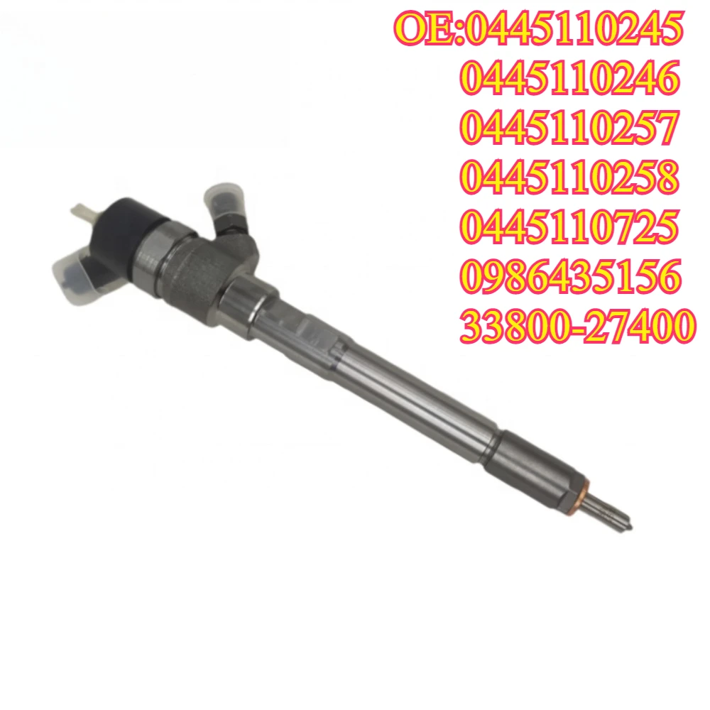 High quality New For 0445110245 33800-27400 Diesel Fuel Injector For Hyundai Kia SANTA FE SONATA TUCSON SPORTAGE CARENS2004-2009