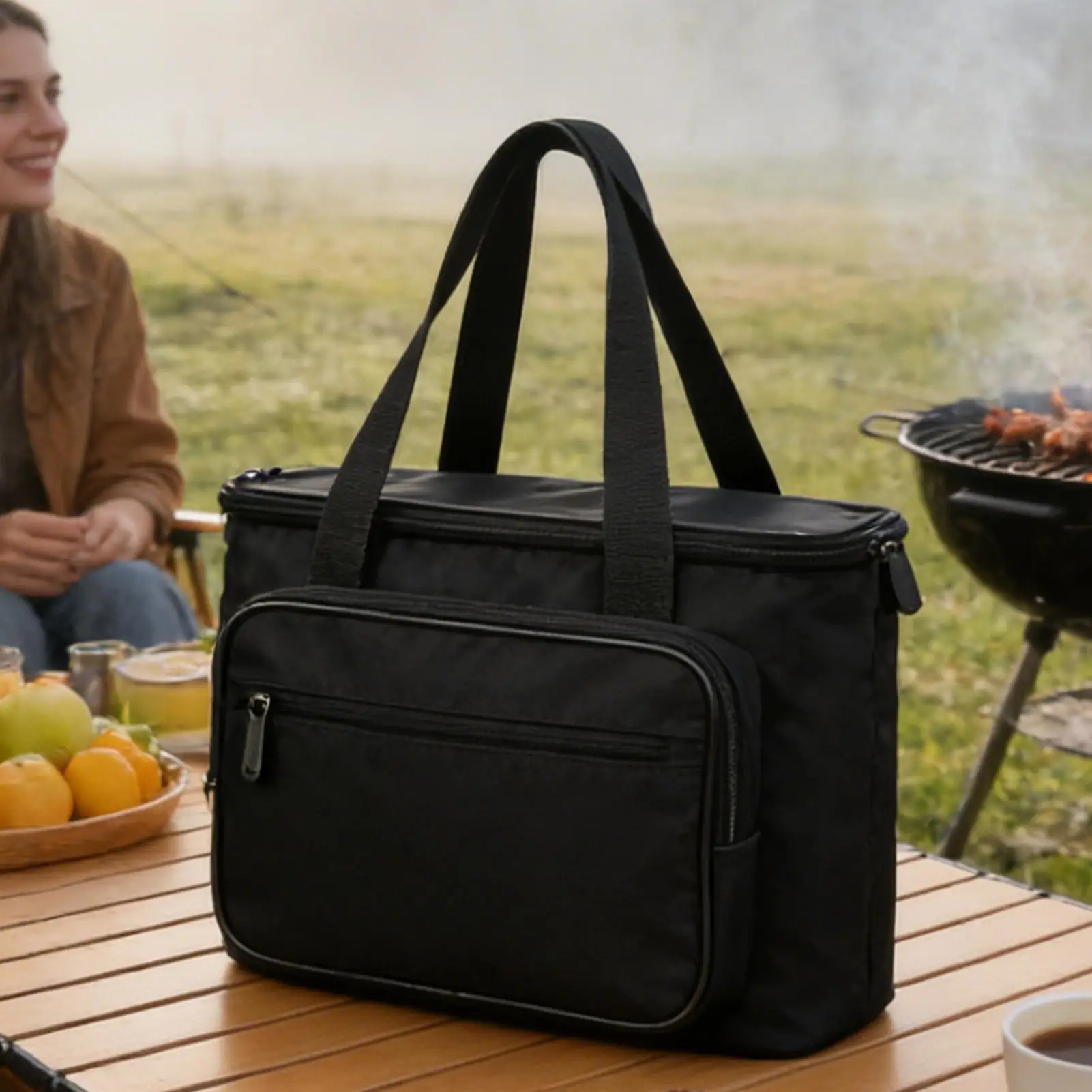 Coffee Maker Travel Bag Portable Organizer Tote with Handle Single Serve Machine Storage Bag for Office Camping Trip Vacation