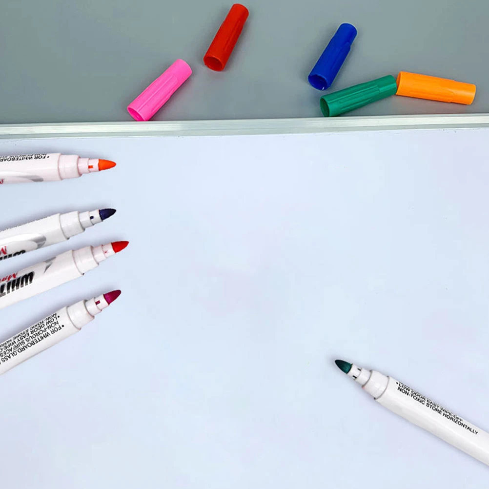 

12 Pcs Water Floating Pen Marker White Board Chalk Erasable Whiteboard Markers for Professional Plastic Child Pens