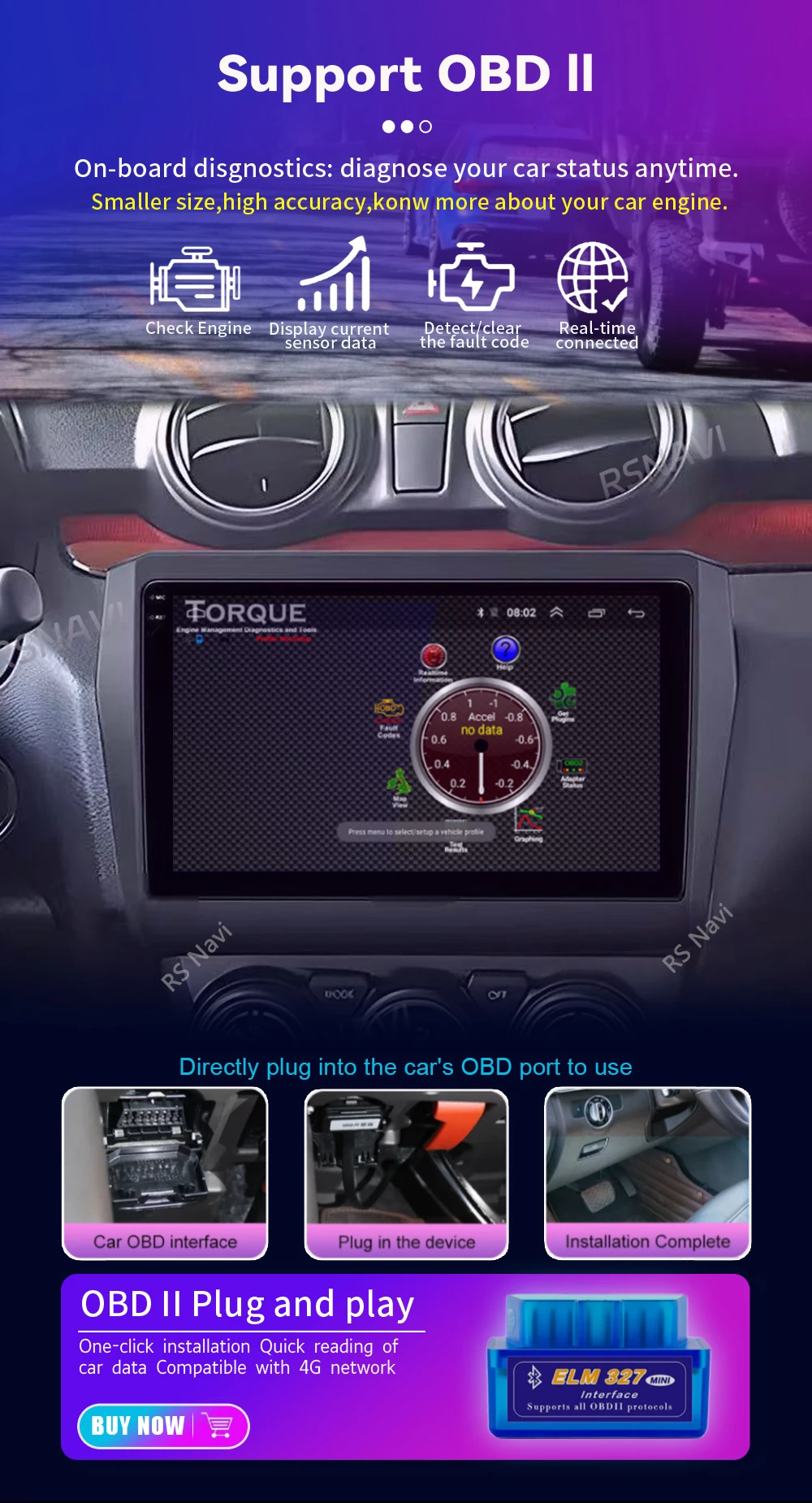 Android 16 Carplay Auto für Suzuki Swift 2016 - 2020 Autoradio GPS Stereo BT Video Autoradio Plug and Play Snapdragon Wireless – Detail 21