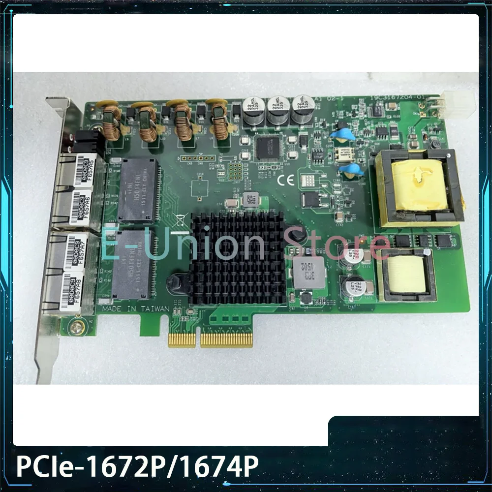 PCIe-1672P/1674P A1 Four Port POE Network Card