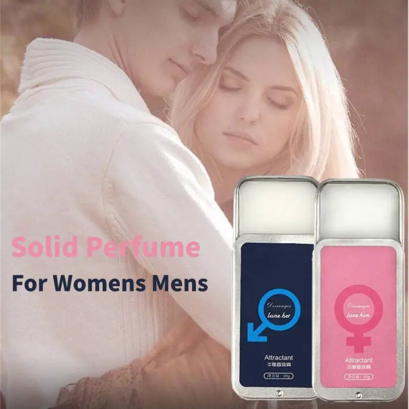 Pheromone Solid Perfume For Men Women Solid Balm Lady Female Parfum LongLasting Fresh Flower Fragrance Deodorant Antiperspirants