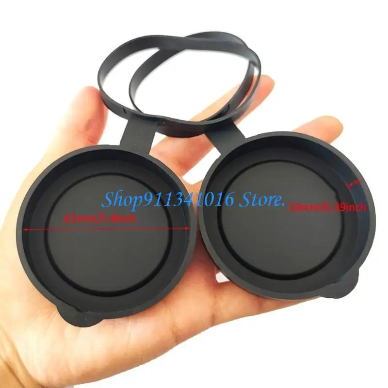  Quality Binocular/Monocular Objective Lens Protectors Easy to Remove/Add 52-55mm