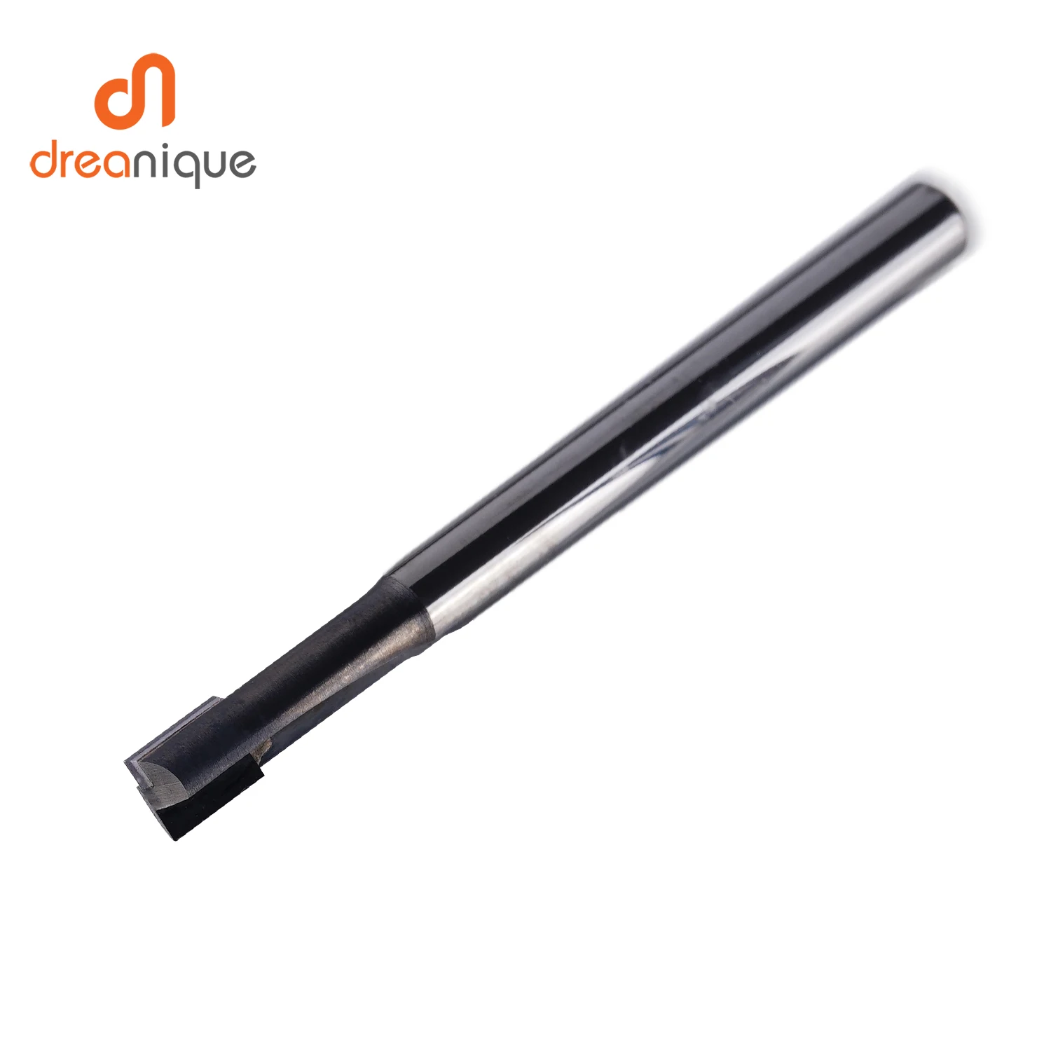 1PC Dreanique Diamond Straight Flute Milling Cutter CNC PCD Polishing End Mill Silicon Carbide Router Bits For Wood Lathe Tools