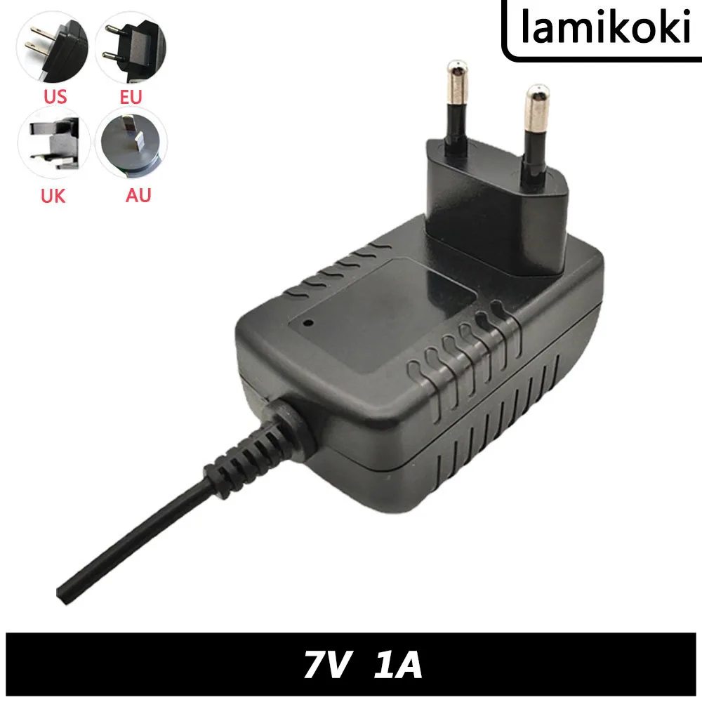 Power Adapter Input 100-240V 0.15A 50/60Hz Output 7V 1A Line