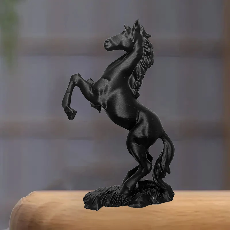 3D Printed Horse Statue Pegasus Sculpture Modern Animal Art Decor Success Symbol For Home & Office Horse Year Ornament