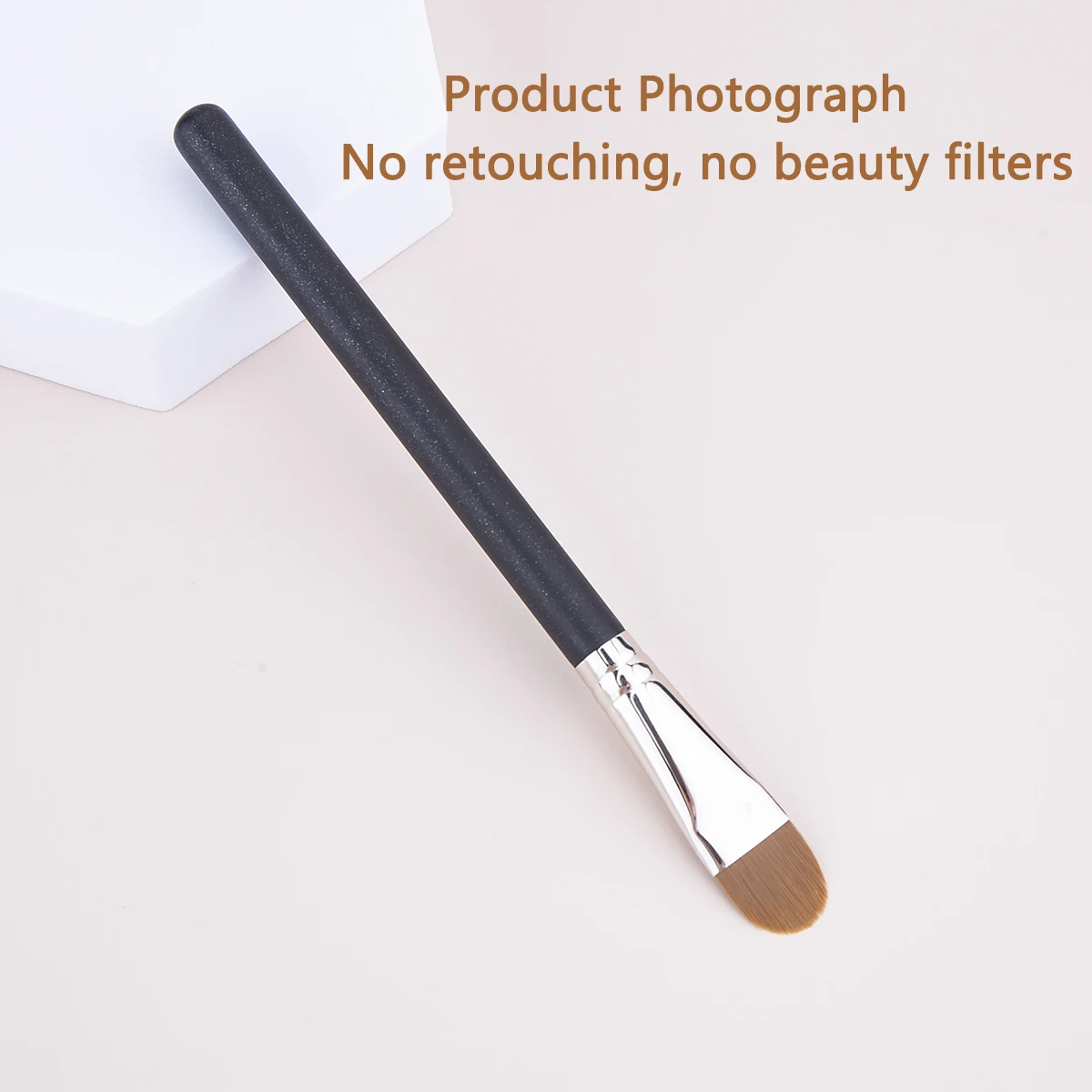 Flat Round Ultra-thin Concealer Makeup Brush Upgraded Professional Precise Liquid Foundation Cream Concealer Make-up Tool