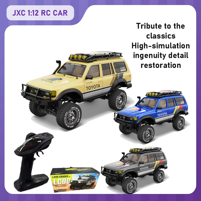 

Новый JXC LC80 RC Car 1:12 4WD полномасштабный электрический RC гоночный автомобиль 2.4G RC Ford авторизованная модель внедорожника моделирование подарки