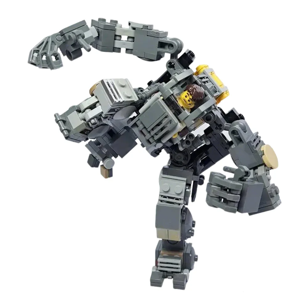 MOC Post-Apocalypse Survivor Mech Building Blocks Military Mech Creative Robot Brick Toy Adult Gift
