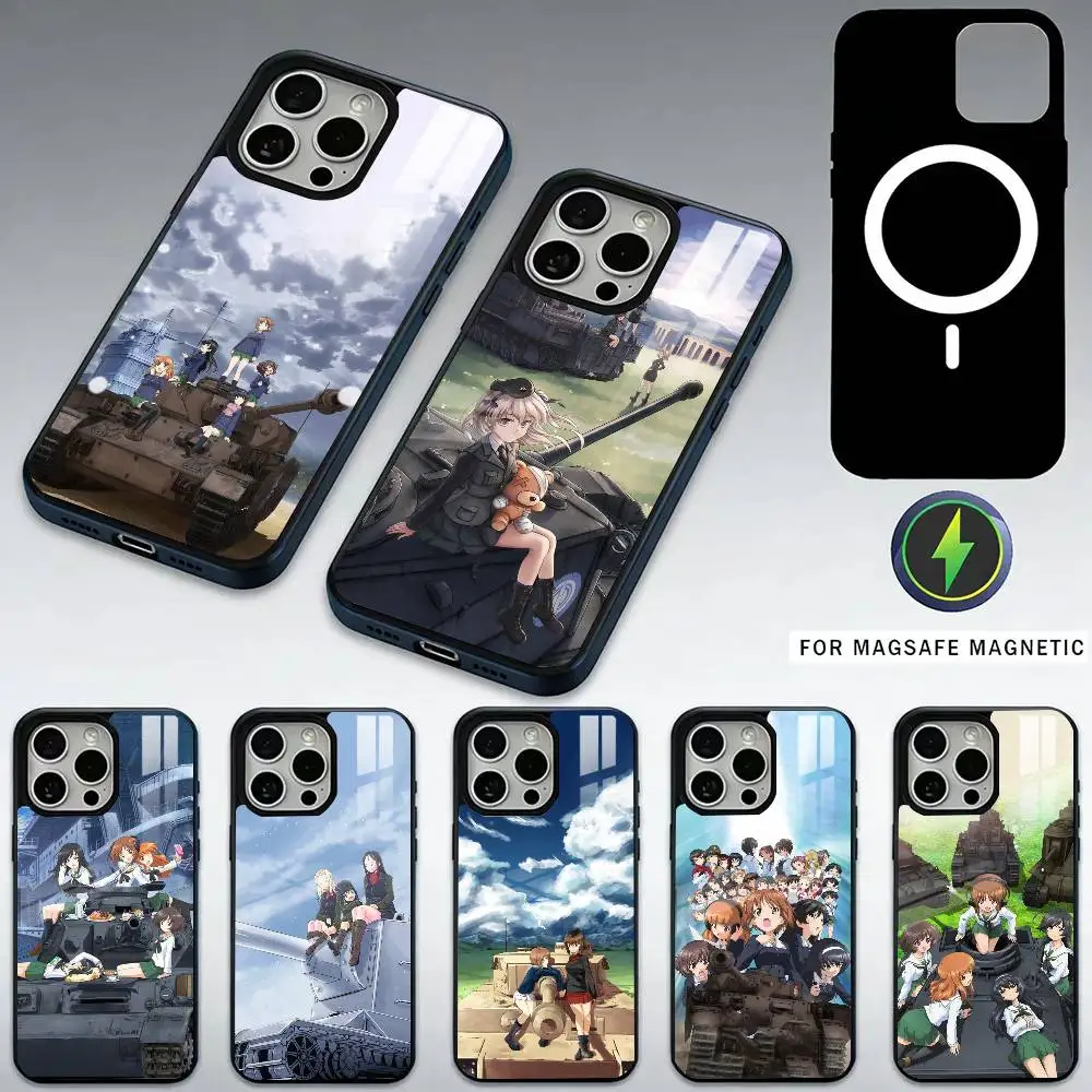 

G-GIRLS U-Und P-PANZER Phone Case For iPhone17,16,15,14,13,12,11 Plus,Pro Max Magnetic For Magsafe Wireless Charging