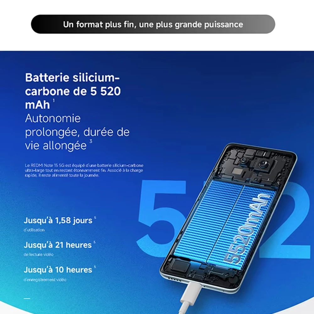 Xiaomi Redmi Note 15 Versión EU 128GB/256GB MTk Helio G100 Ultra, Pantalla AMOLED 6.77″, 120Hz, Cámara 108MP, 6000mAh, NFC, IP64 5