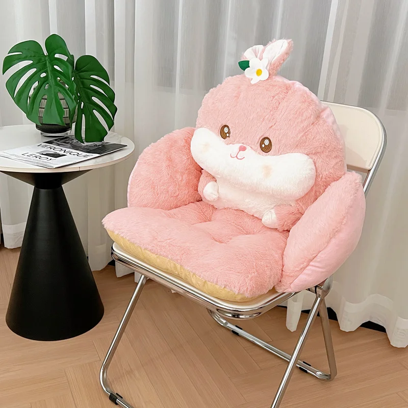 

35/40cm cartoon rabbit hair around the cushion Plush throw pillow and cushion made of pure cotton home office study necessary ch