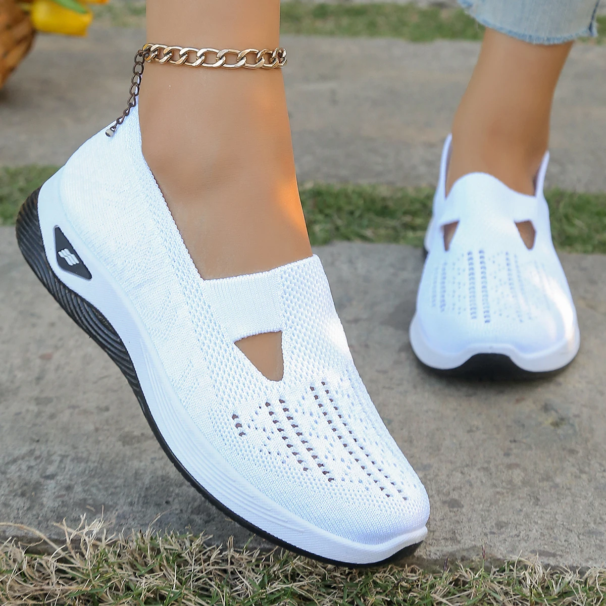 Women's Summer Shoes, Simple, Solid Color Series of Mom Shoes Sale Shoes Casual Sneaker with Free Shipping