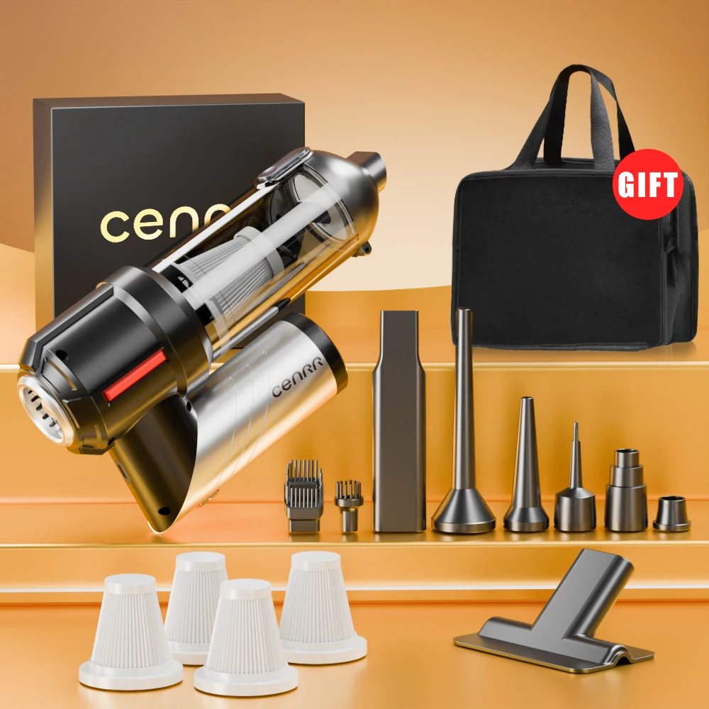 CENRR 998000PA Auto Stofzuiger Draadloze Krachtige Mini Draagbare Stofzuiger voor Huishoudelijke Apparaten Handheld Blower Auto Cleaner