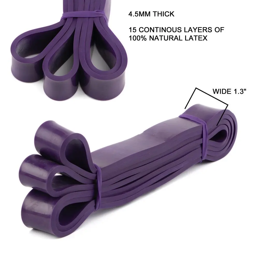 Natural Latex Hip Resistance Band, Elastic Circle in Various Colors, Home Gym Fitness Workout for Glute Training Use