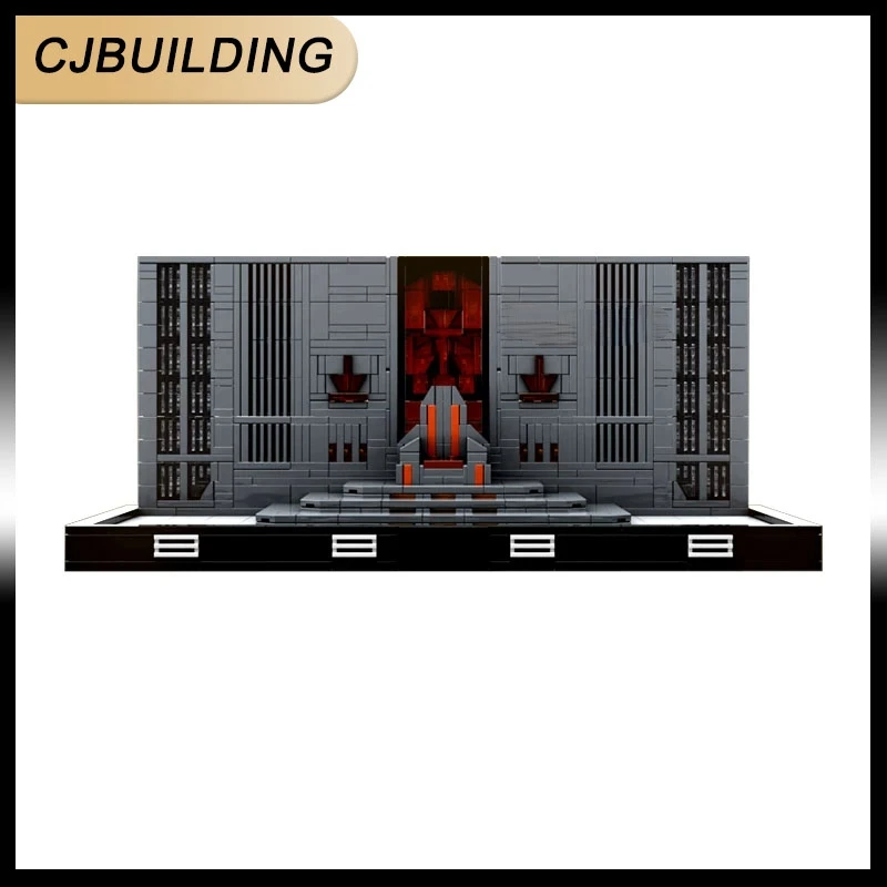 Kosmiczne wojny Model filmowy Sala Tronowa Zamek Imperium MOC Klocki Klocki DIY Montaż Puzzle Pomysł Zabawki MOC- 113137