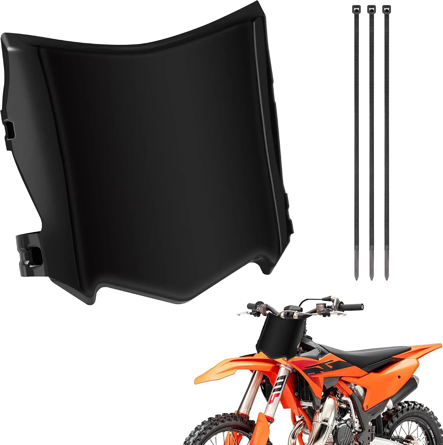 Motorcycle Front License Plate For Surron S X Stark Varg Talaria Sting Q20 Motocross Number Plate Electric Dirt Bike Parts