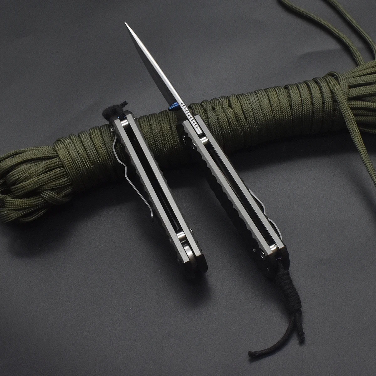 Coltello pieghevole D2 Acciaio Manico in lega di alluminio Coltello Outdoor Jungle Pocket Humting Sopravvivenza Strumento di salvataggio da campeggio EDC